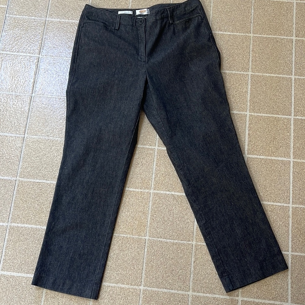 Talbot’s Tailored Fit Grey Denim Pants/Jeans/Trousers Curvy girls Size14